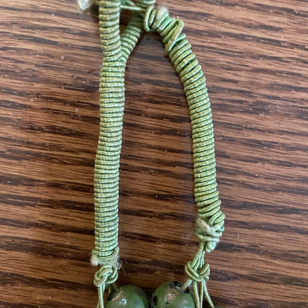 String Bead Necklace - Picture 3 of 4